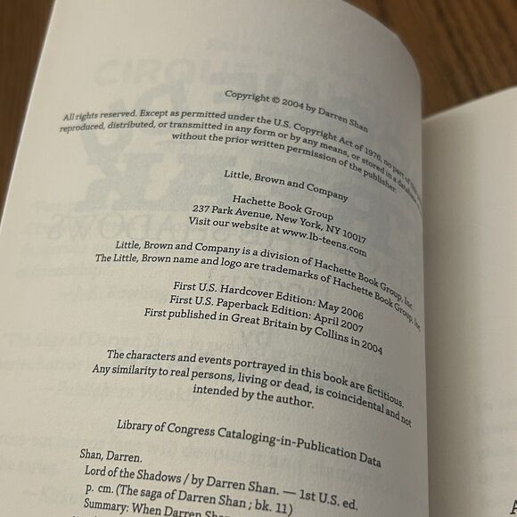 Cirque Du Freak Series Paperbooks by Darren Shan #4 5 7 8 and 11 - Lot Of 5 - Picture 12 of 16